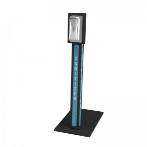 TMJ 708卸売ファッションデザイン金属ハンドsanitizerディスペンサーラックディスプレイ