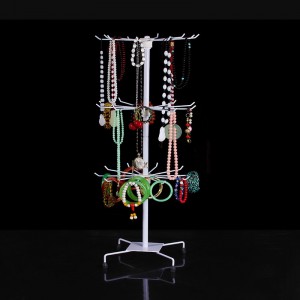 TMJ PP - 588工場カスタムOEMアクリルジュエリーディスプレイアクリル回転イヤリングディスプレイスタンド